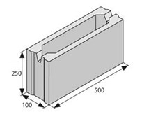 BEST ZTRACENÉ BEDNĚNÍ 10 výška 250mm, přírodní v.250/š.100/d.500 BEST ZTRACENÉ BEDNĚNÍ 10 výška 250mm, přírodní v.250/š.100/d.500